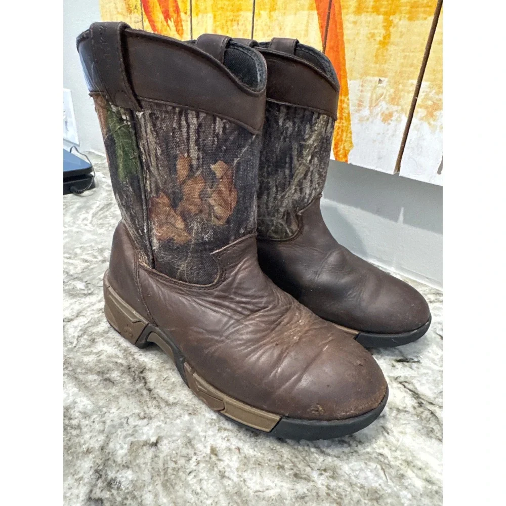 Boys‎ ROCKY KIDS' AZTEC WELLINGTON BOOT size 4M water resistant camouflage